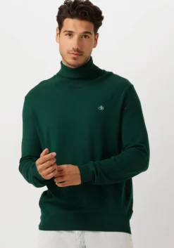 groene scotch & soda coltrui turtleneck viscose sweater