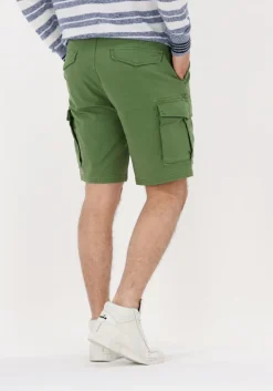 groene scotch & soda korte broek fave garment-dyed cargo short