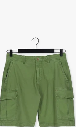 groene scotch & soda korte broek fave garment-dyed cargo short