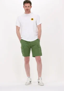 groene scotch & soda korte broek fave garment-dyed cargo short
