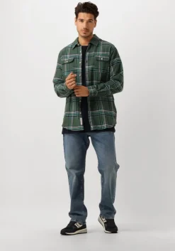 groene scotch & soda overshirt regular fit multicoloured flannel check