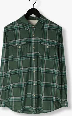 groene scotch & soda overshirt regular fit multicoloured flannel check
