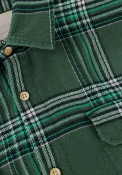 groene scotch & soda overshirt regular fit multicoloured flannel check