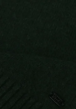 groene scotch & soda trui relaxed fit pullover with button detail