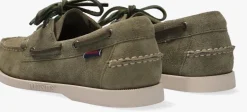 groene sebago mocassins portland