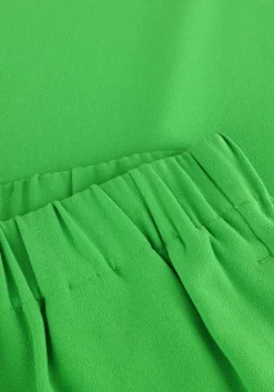 groene selected femme wijde broek slftinni-relaxed mw wide pant n