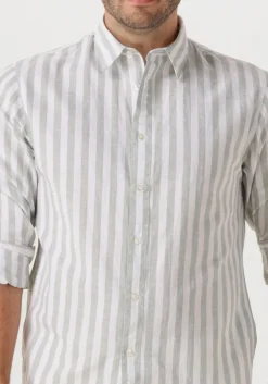 groene selected homme casual overhemd slhslim-sun shirt ls noos