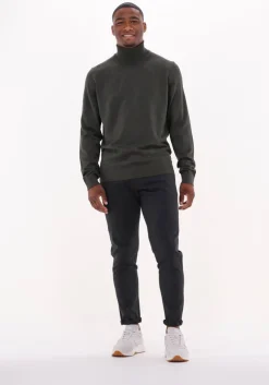 groene selected homme coltrui town merino coolmax knit roll b