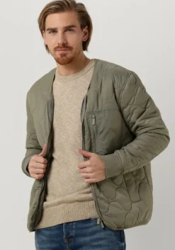 groene selected homme jack hanzo padded jkt w