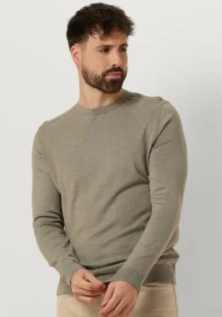 groene selected homme trui slhberg crew neck noos