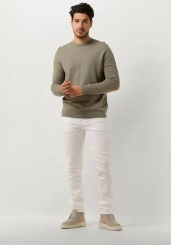groene selected homme trui slhberg crew neck noos