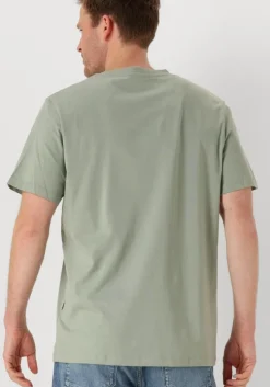 groene selected homme t-shirt slhaspen ss o-neck tee noos