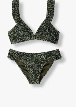groene shiwi bikini's bella bikini set mixed animal