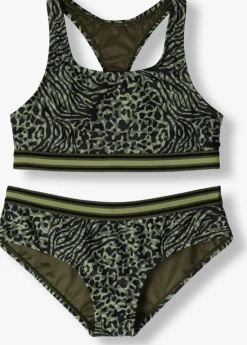 groene shiwi bikini's charlie bikini set mixed animal