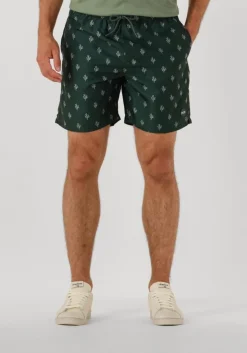 groene shiwi zwembroeken men mike swim shorts 7 inch sketched coral