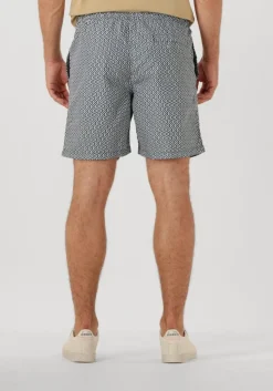 groene shiwi zwembroeken men mike swim shorts 7 inch geo tile