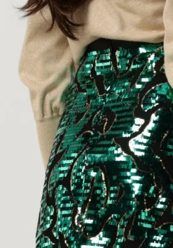 groene silvian heach minirok minigonna / miniskirt