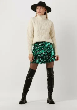 groene silvian heach minirok minigonna / miniskirt