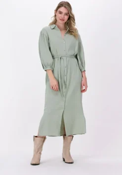 groene simple maxi jurk evin