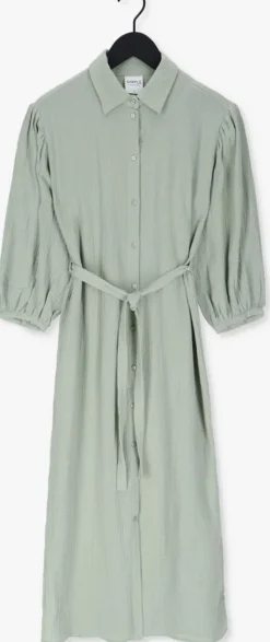 groene simple maxi jurk evin