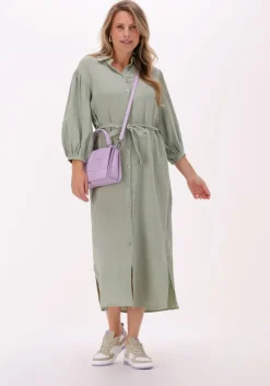 groene simple maxi jurk evin