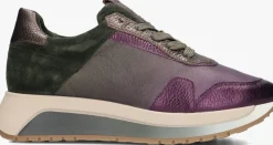 groene softwaves lage sneakers 8.94.01