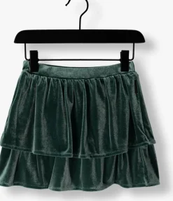 groene sproet & sprout minirok skirt velvet