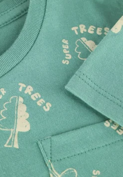 groene sproet & sprout t-shirt t-shirt pocket trees print