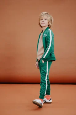 groene sproet & sprout vest track jacket rue de parapluie