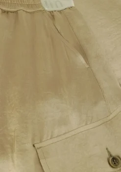 groene summum midirok skirt silky touch