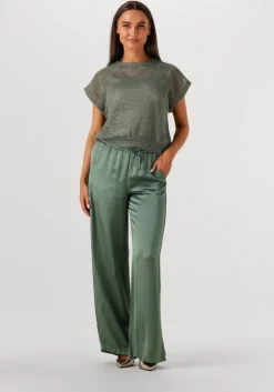 groene summum pantalon trousers heavy silky touch