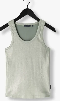 groene summum top rib tanktop cotton rib