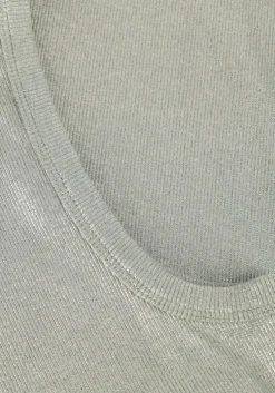 groene summum top rib tanktop cotton rib