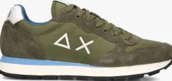 groene sun68 lage sneakers tom solid