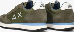 groene sun68 lage sneakers tom solid