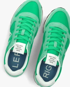 groene sun68 lage sneakers tom solid