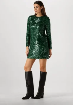 groene suncoo mini jurk carlota glitter