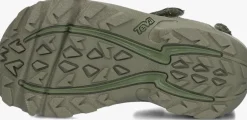 groene teva platte sandalen tanza kids
