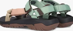 groene teva platte sandalen w hurricane xlt2