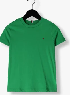 groene tommy hilfiger t-shirt essential reg fit tee ss