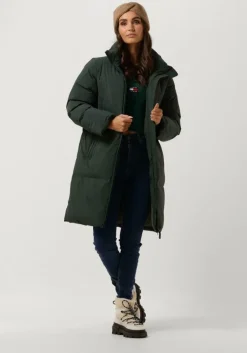 groene tommy jeans trui sweaters half zipp