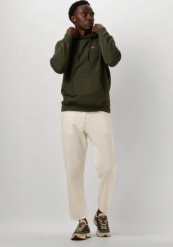 groene tommy jeans truien/vesten tjm reg s flag hoodie