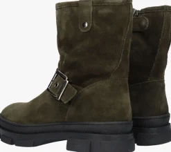 groene ton & ton biker boots lunt