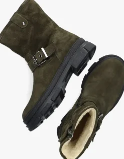 groene ton & ton biker boots lunt