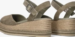 groene unisa sandalen met hak kalton