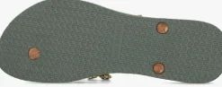 groene uzurii teenslippers alexia