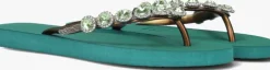 groene uzurii teenslippers beatrix