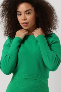 groene vanilia tops & t-shirts ribbed chic sleeve