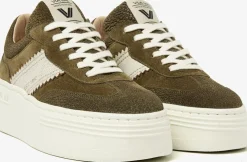 groene via vai lage sneakers isa romi