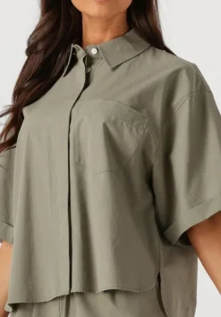 groene withblack blouses wblgunilla ss shirt